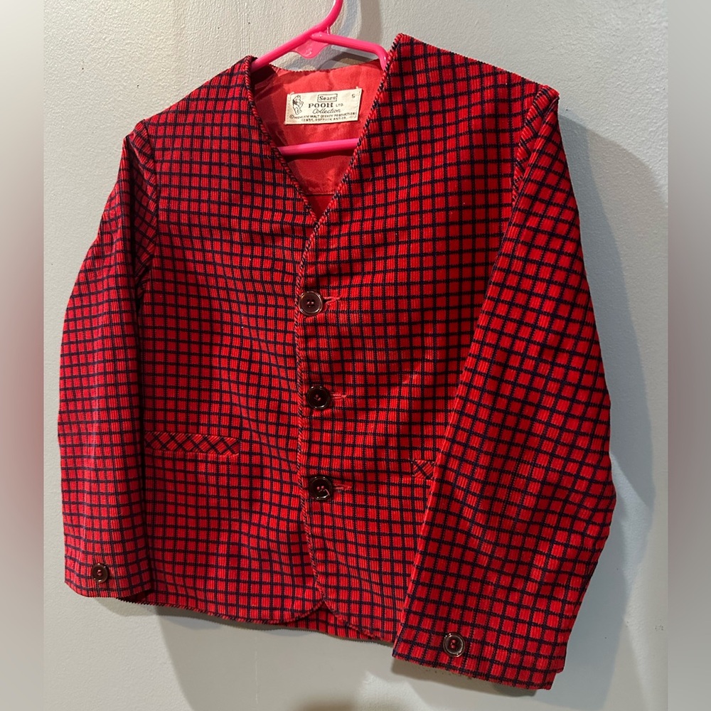 Vintage Sears Winnie the Pooh Collection Corduroy Coat